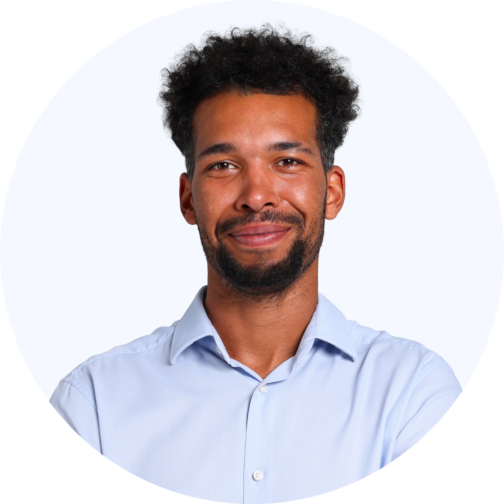 Confident man looking at camera